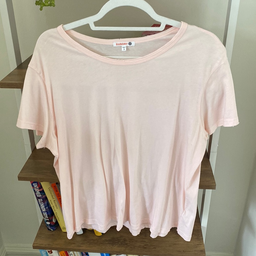 Sundry tee, light pink